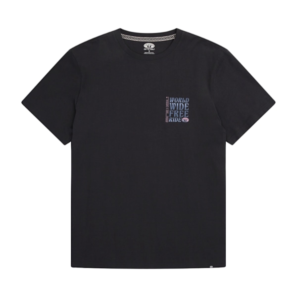 Animal Mens Chase Graphic Print Organic T-Shirt S Svart Black S