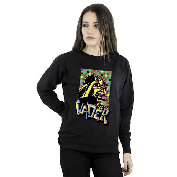 Star Wars Dam/Damer Vader Graffiti Pop Art Sweatshirt M Svart Black M