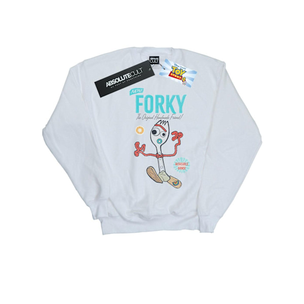 Disney Pojkar Toy Story 4 Forky Handgjord Vän Tröja 7-8 År White 7-8 Years