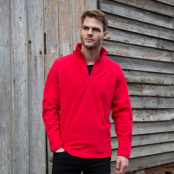 Result Core Micron Anti-Pill Fleece Top M Röd Red M