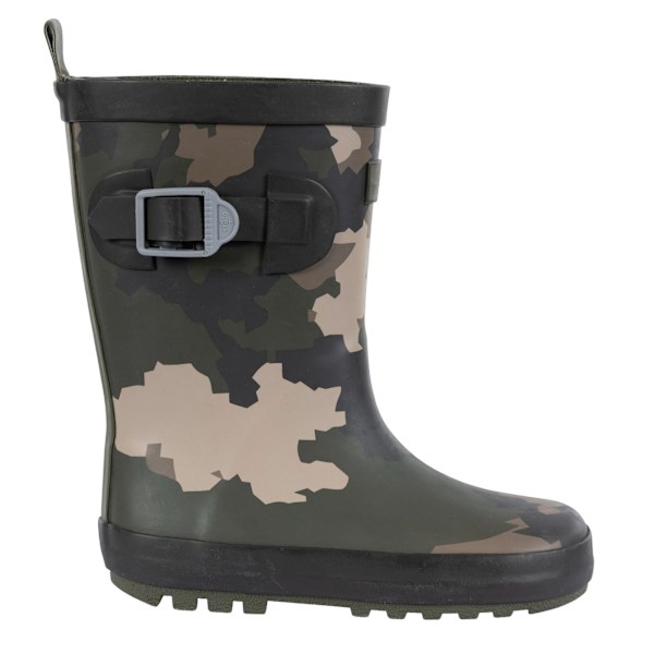 Trespass Barn/Barn Puddle Camo Wellingtonstövlar 11 UK Barn Green/Brown/Black 11 UK Child