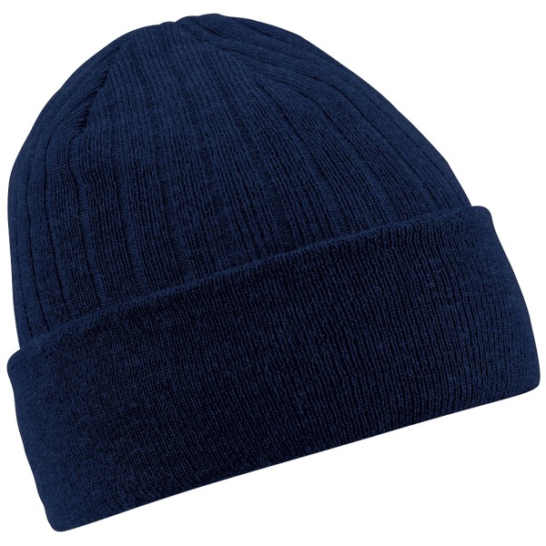 Beechfield Thinsulate Thermal Winter / Ski Beanie Hat One Size French Navy One Size