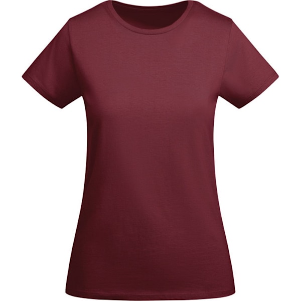 Roly Dam/Dam Breda Kortärmad T-shirt L Granatröd Garnet L