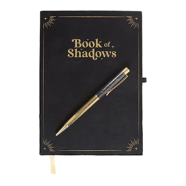 Something Different Book of Shadows Obsidian Anteckningsbok med Penna Black One Size