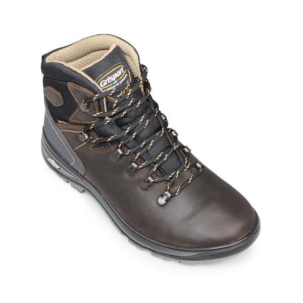 Grisport Herr Pennine Vaxat Läder Vandringskängor 12 UK Brun Brown 12 UK