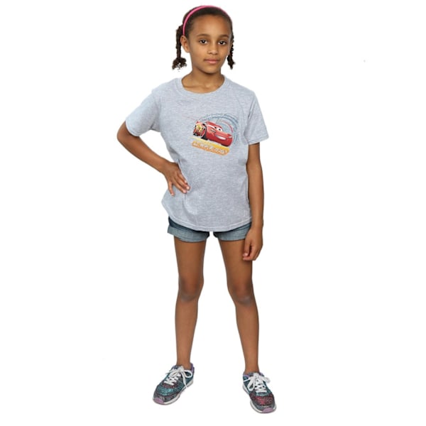 Bilar Flickor Blixten McQueen Bomull T-shirt 9-11 År Sport Grå Sports Grey 9-11 Years