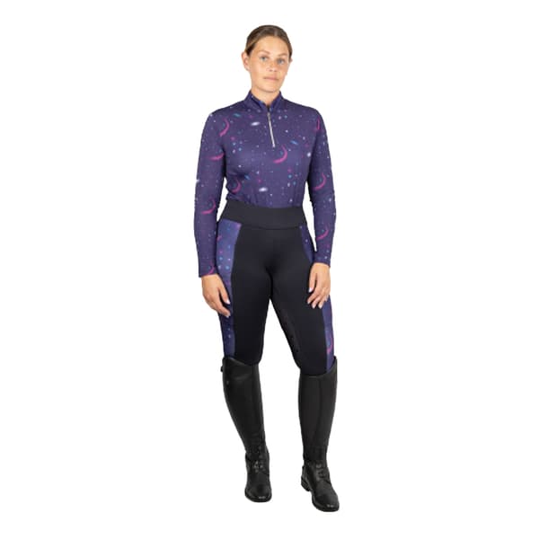 Hy Dam/Dam Elevate Out Of This World Underställströja L Marinblå Navy/Magenta L