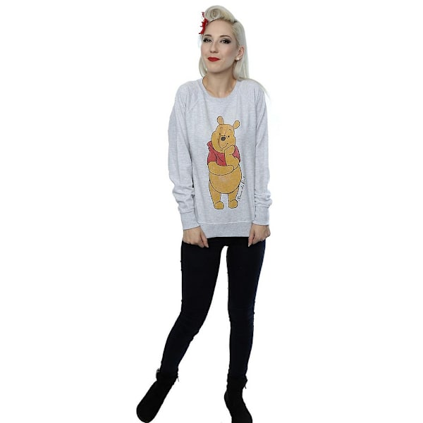 Winnie the Pooh Dam/Dam Classic Sweatshirt L Heather Grey Heather Grey L