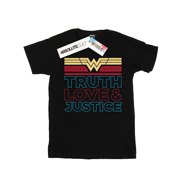 DC Comics Dam/Kvinnor Wonder Woman 84 Sanning Kärlek Och Rättvisa Black 5XL