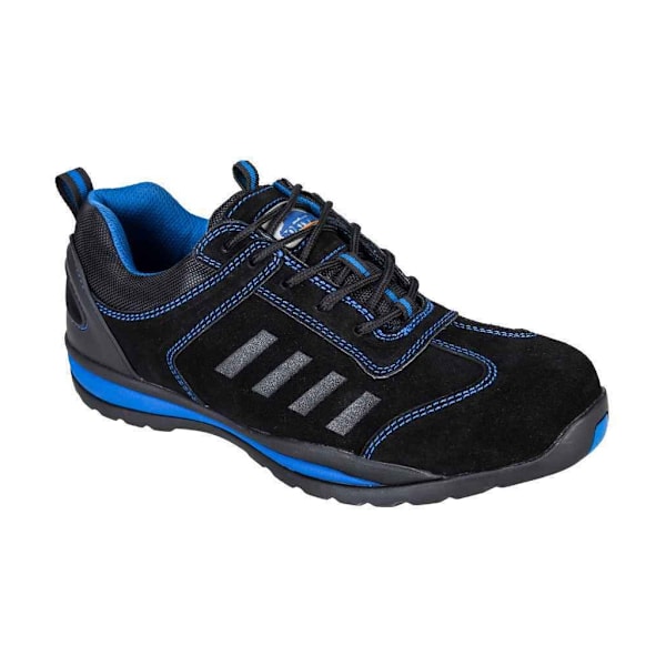 Portwest Steelite Lusum S1P HRO mockaskinn säkerhetsskor 10.5 UK Black/Blue 10.5 UK