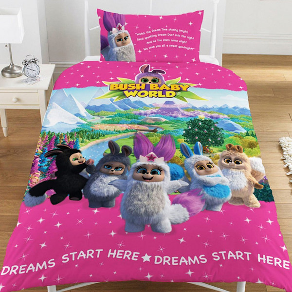 Bush Baby World Sparkle Enkelsäng Set Enkelsäng Multi-Färg Multi-Colour Single