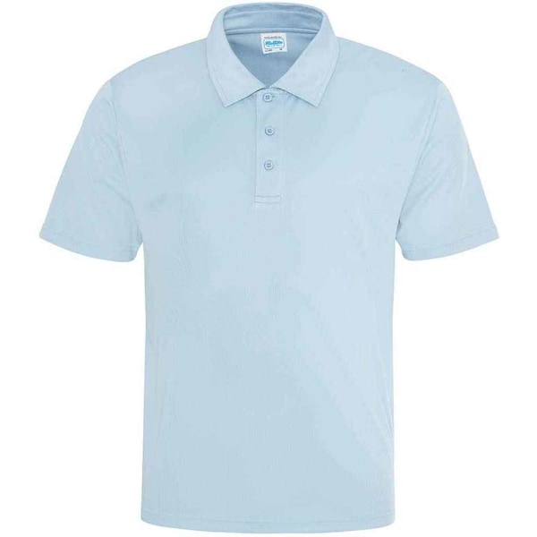 AWDis Cool Mens Moisture Wicking Polo Shirt M Sky Blue Sky Blue M