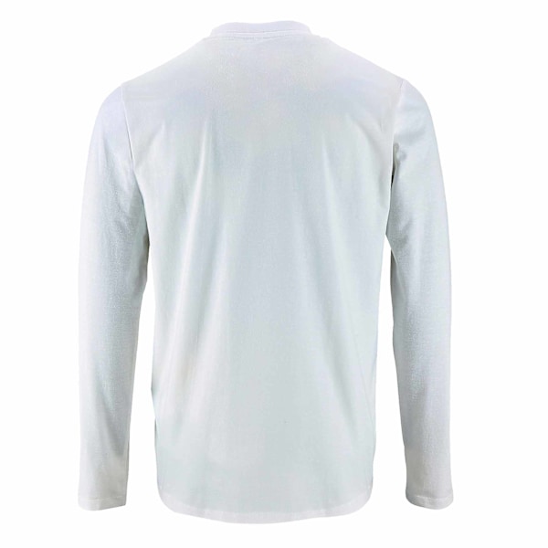 SOLS Imperial Långärmad T-shirt för Män 4XL Vit White 4XL