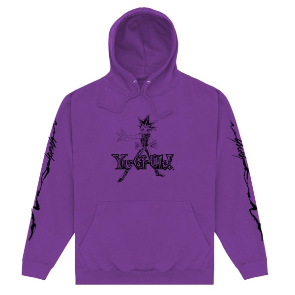Yu-Gi-Oh! Unisex Adult Outline Hoodie XL Lila Purple XL
