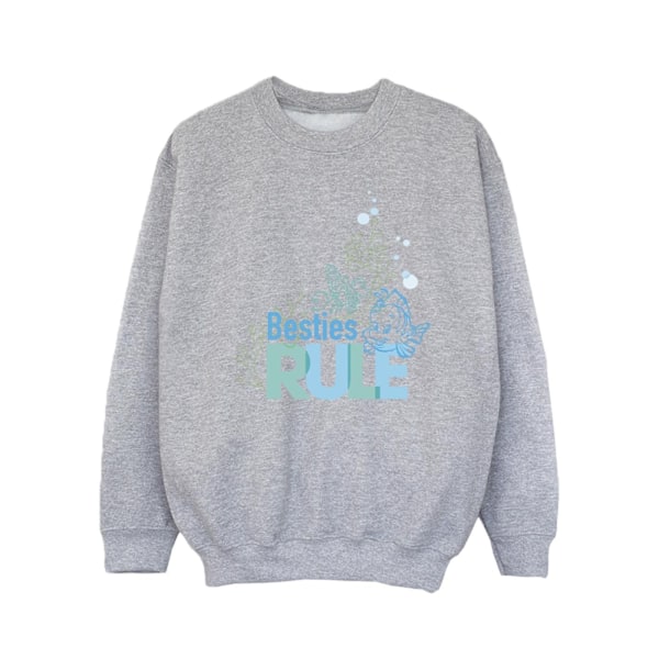 Disney Girls The Little Mermaid Besties Sweatshirt 12-13 år Sports Grey 12-13 Years