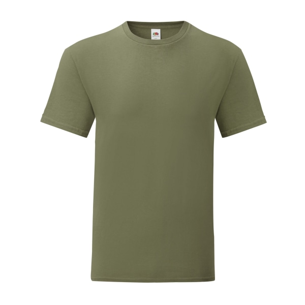 Fruit of the Loom Mens Iconic Premium Ringspun Cotton T-Shirt 3 Classic Olive 3XL