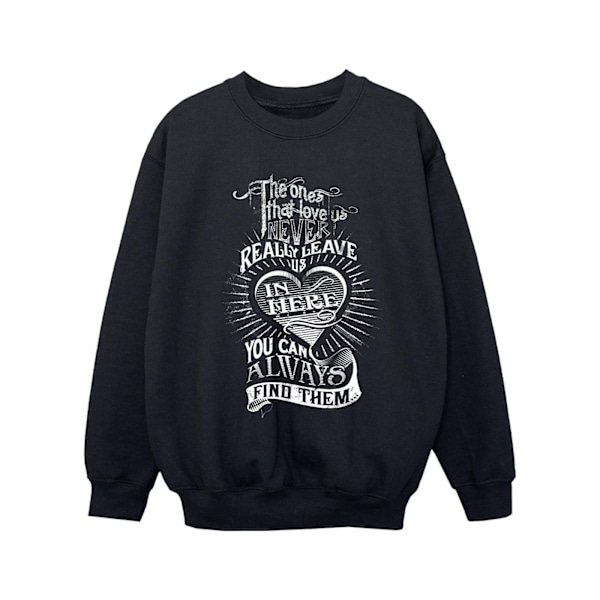 Harry Potter Girls The Ones That Love Us Sweatshirt 9-11 år Black 9-11 Years