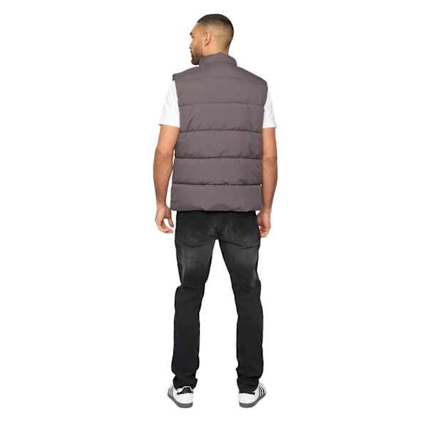 Bewley & Ritch Herr Stanten Puffer Väst XL Mörkgrå Dark Grey XL