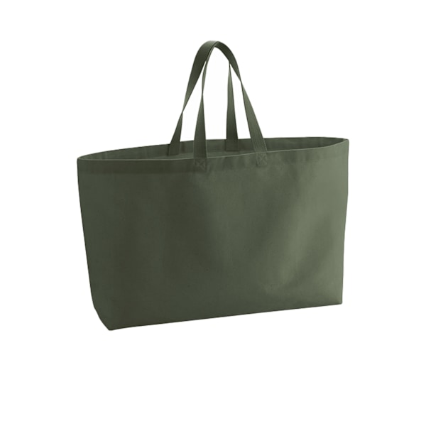 Westford Mill Canvas Oversized Tote Bag One Size Olive Green Olive Green One Size