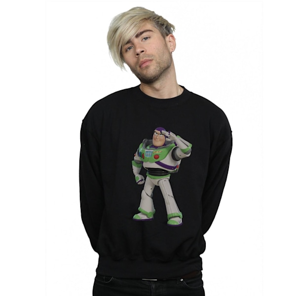 Disney Herr Toy Story Buzz Lightyear Stående Sweatshirt 4XL Svart Black 4XL
