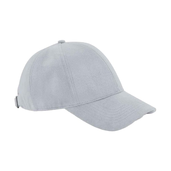 Beechfield Unisex Vuxen 6 Panel Faux Suede Cap En Storlek Ljus G Light Grey One Size