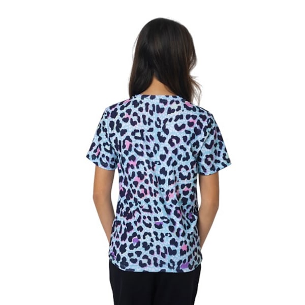 Hype Girls Ice Leopard T-shirt 9-10 år Flerfärgad Multicoloured 9-10 Years