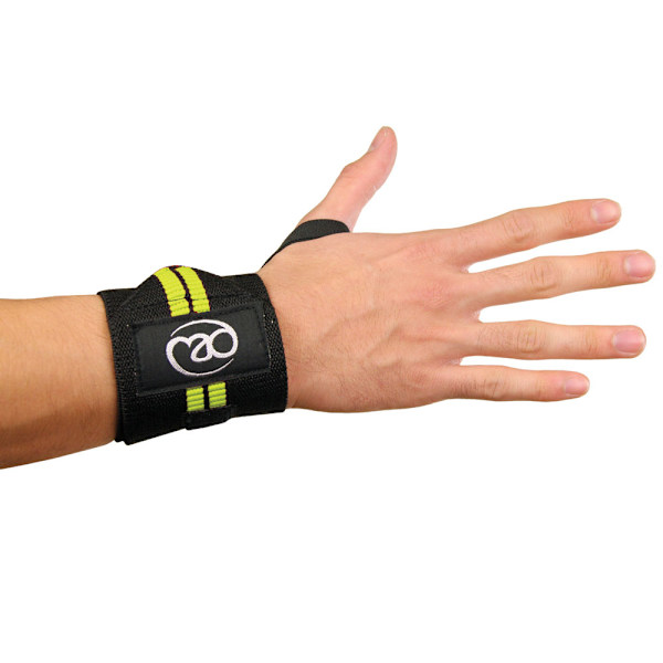 Fitness Mad Unisex Vuxen Lyftslinga En Storlek Svart/Gul Black/Yellow One Size