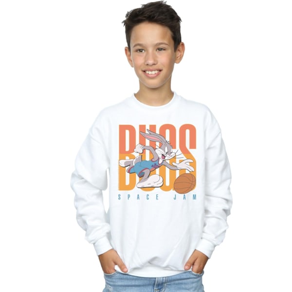 Space Jam: A New Legacy Boys Balling Bugs Sweatshirt 7-8 år White 7-8 Years