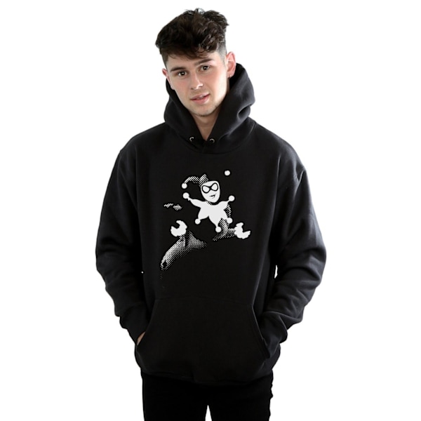 DC Comics Herr Harley Quinn Spot Hoodie S Svart Black S