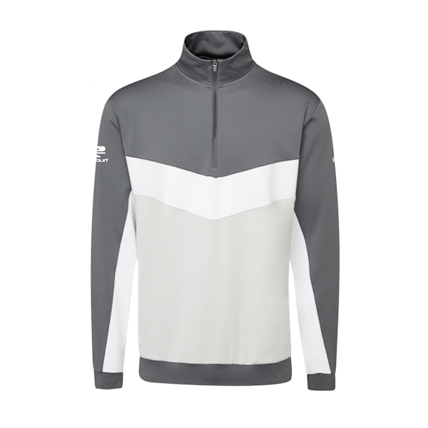 Stuburt Herr Partridge Färgblock Mellanskikt S Skiffergrå Slate Grey S