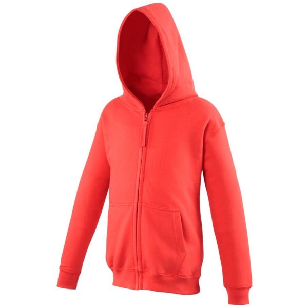 Awdis Kids Unisex huvtröja / luvtröja / Zoodie 5-6 Fire Fire Red 5-6