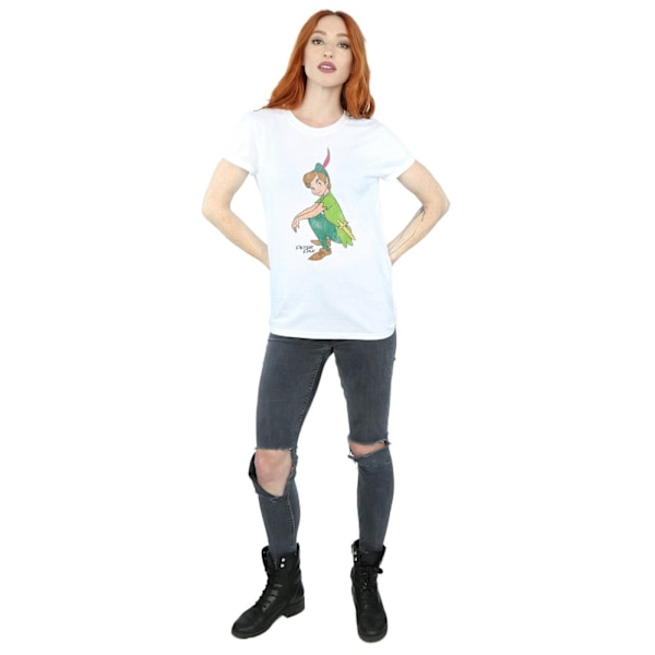 Peter Pan Dam/Dam Classic Cotton Boyfriend T-Shirt XL Vit White XL
