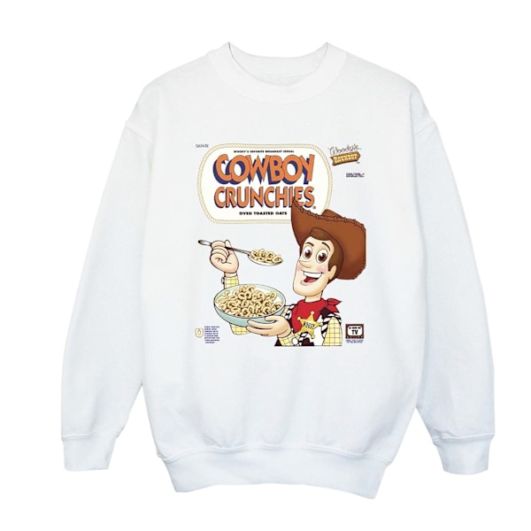 Disney Girls Toy Story Woody Cowboy Crunchies Sweatshirt 12-13 White 12-13 Years