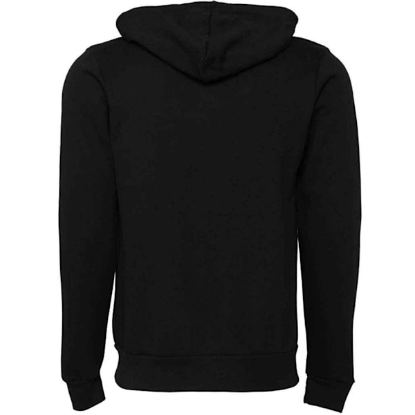 Bella + Canvas Unisex Vuxen Polycotton Full Zip Hoodie S DTG Blå DTG Black S