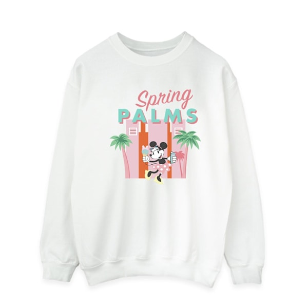 Disney Herr Minnie Mouse Spring Palms Sweatshirt L Vit White L