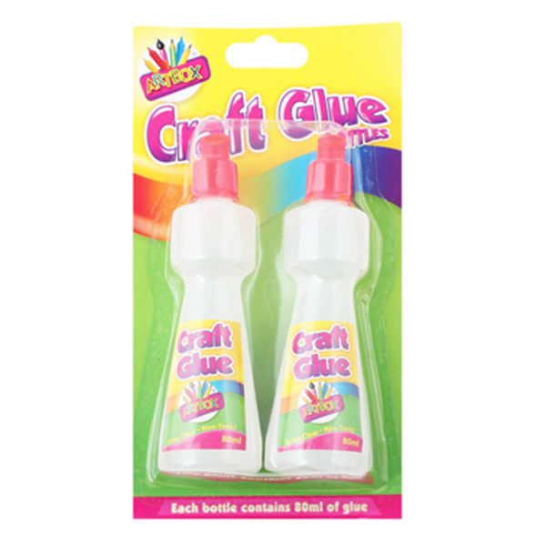 ArtBox 80ml Limflaskor med Applikator En Storlek Flerfärgad Multicoloured One Size