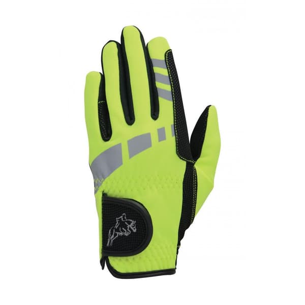 Hy5 Barn/Barn Extreme Reflex Softshell Ridhandskar X Reflective Yellow XL