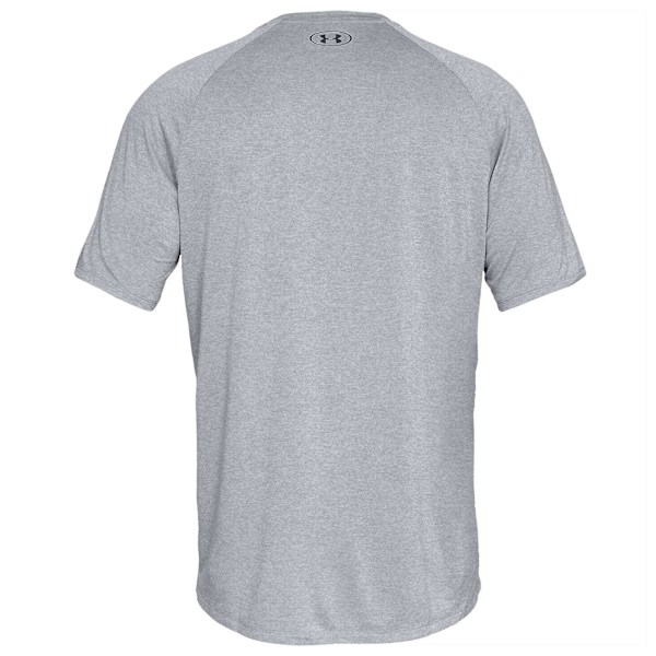 Under Armour Tech T-Shirt för män XXL Ljus Stål Heather/Svart Light Steel Heather/Black XXL
