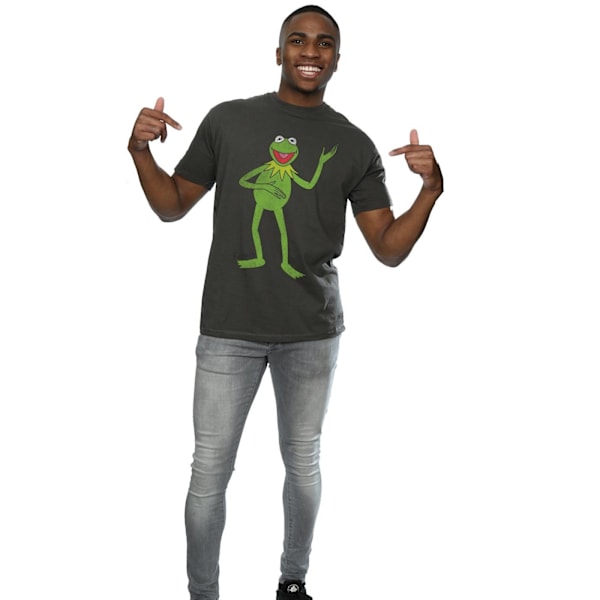 The Muppets Mens Classic Kermit Heather T-Shirt XXL Ljus Grafit Light Graphite XXL