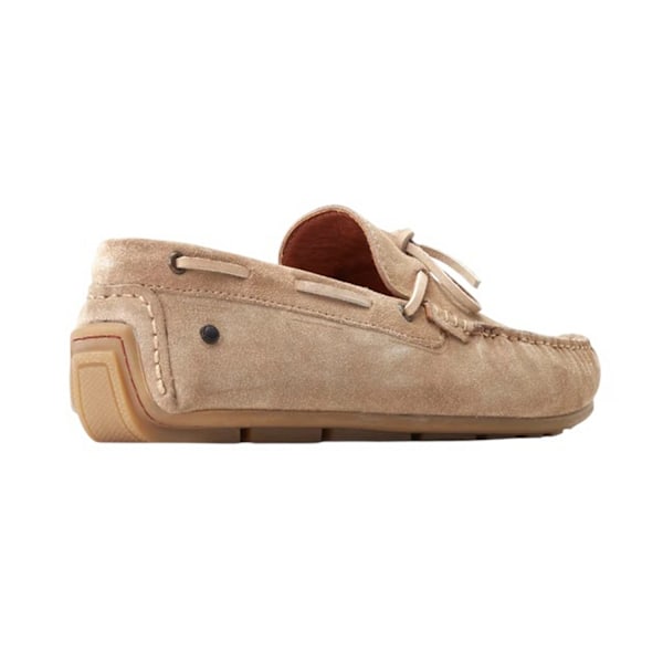 Base London Herr Brooks Driver Mockasiner i mocka, storlek 9 UK, Sand Sand 9 UK