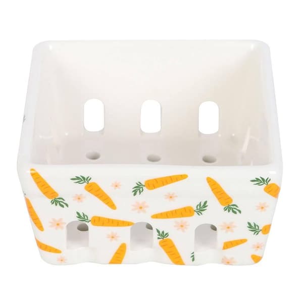 Something Different Morotsland Keramikkorg One Size Vit/ White/Orange One Size