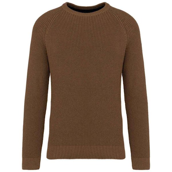 Native Spirit Herr Chunky Knit Sweatshirt S Toffee Toffee S