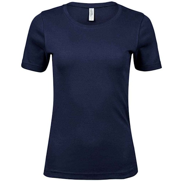 Tee Jays Dam/Dam Interlock T-shirt XL Marinblå Navy XL