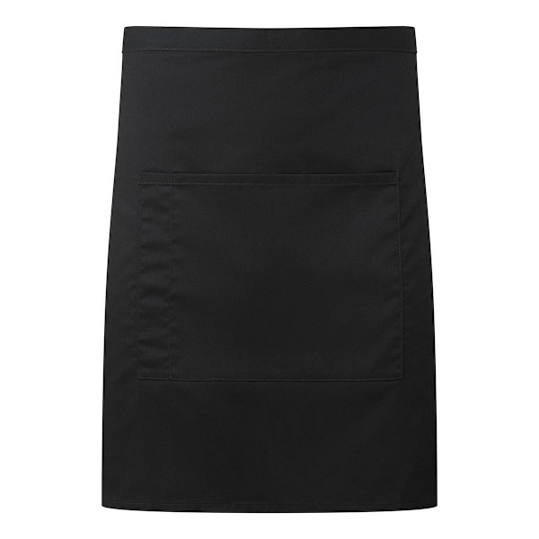 Premier Pocket Short Apron One Size Black Black One Size