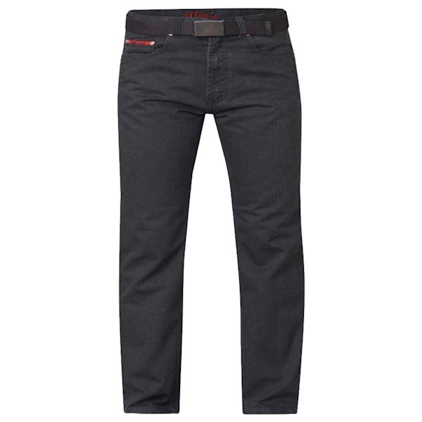 Duke Herr D555 London Canary Bedford Cord Kingsize Byxor 56L Charcoal 56L