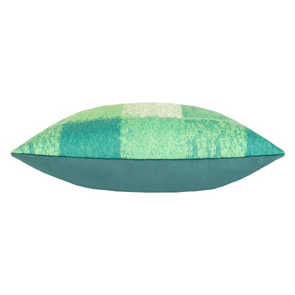 Evans Lichfield Rutig Utomhuskuddfodral 43cm x 43cm Grön Green 43cm x 43cm