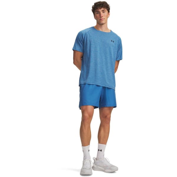 Under Armour Herr Vertikal Logotyp Regular Shorts L Blå/Svart Blue/Black L
