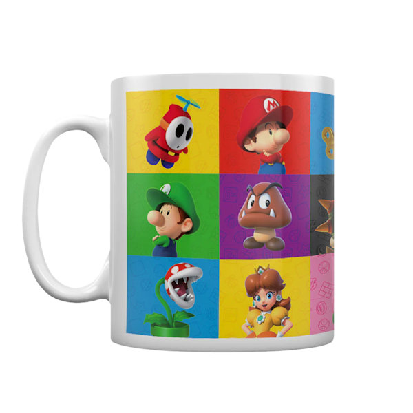 Super Mario 3D Vänner & Fiender Mugg One Size Vit/Multifärgad White/Multicoloured One Size