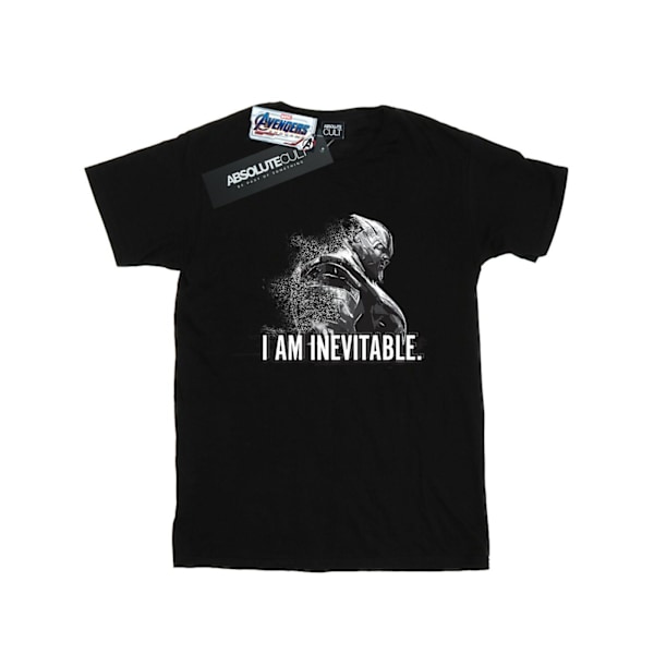 Marvel Pojkar Avengers Endgame I Am Inevitable T-Shirt 7-8 År Black 7-8 Years