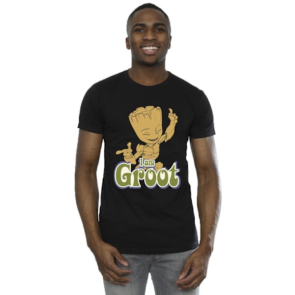 Guardians Of The Galaxy Herr Groot Dansande T-shirt M Svart Black M